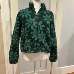 Hollister Teal Teddy Jacket